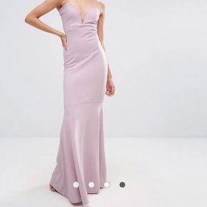 Lavendar asos maxi dress